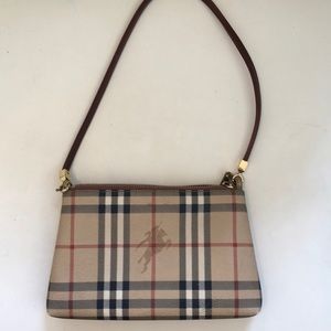 AUTHENTIC Burberry London coated canvas purse